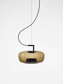 Brokis :: Double Short Pendent Hängeleuchte, Höhe 30,5 cm, braun