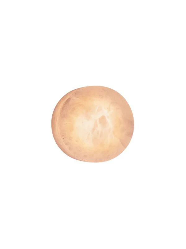 Robin :: Rock ceiling/wall lamp alabaster diameter 9 cm IP44 2700K