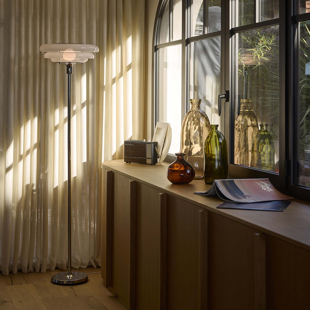 Market Set :: Lampa podłogowa Sunset wys. 180 cm biała