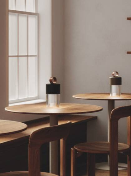 Aromas :: Table lamp Bora outdoor black dia. 12,4 cm