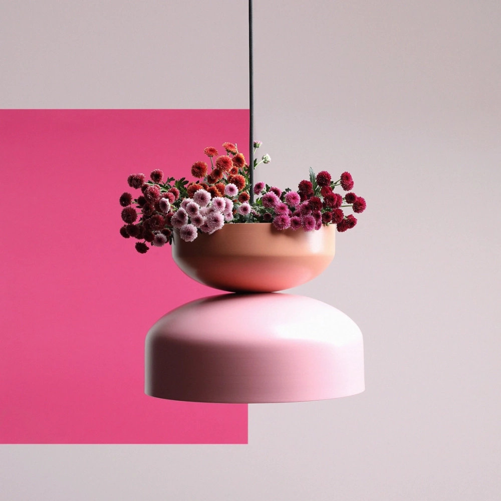 ARTERA :: Modulare Pendelleuchte in Pastellfarben TULA Pink/Coral