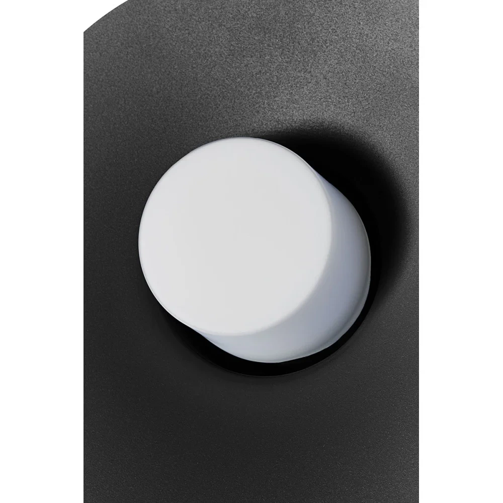 Ummo :: Caponio W A wall lamp, diameter 28 cm, black