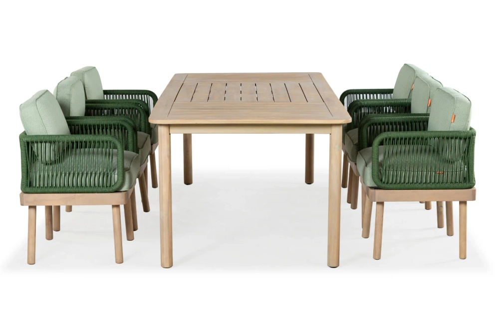 Kunesti :: Green it up Gartentisch aus Holz, Breite 220 cm