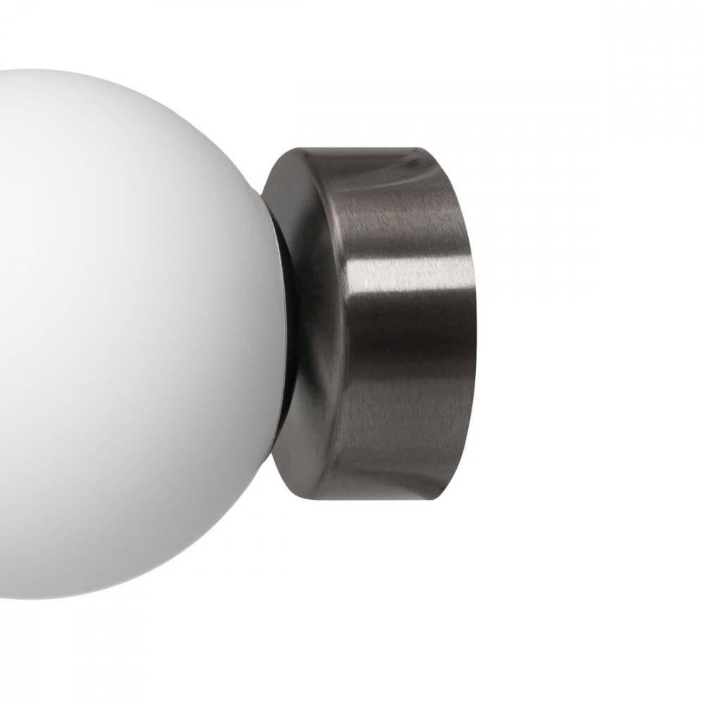 Kaspa :: Astra titanium wall lamp/sconce, diameter 12 cm