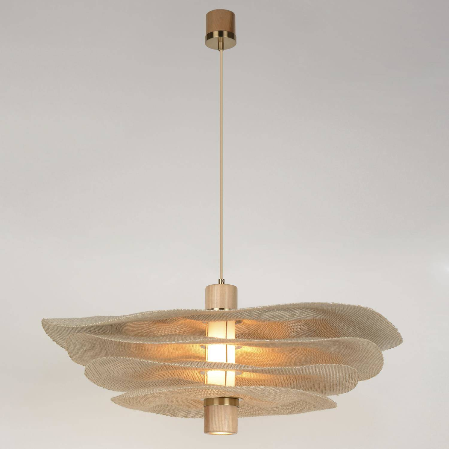 Market Set :: Lampa wisząca Rivage beżowa śr. 78 cm