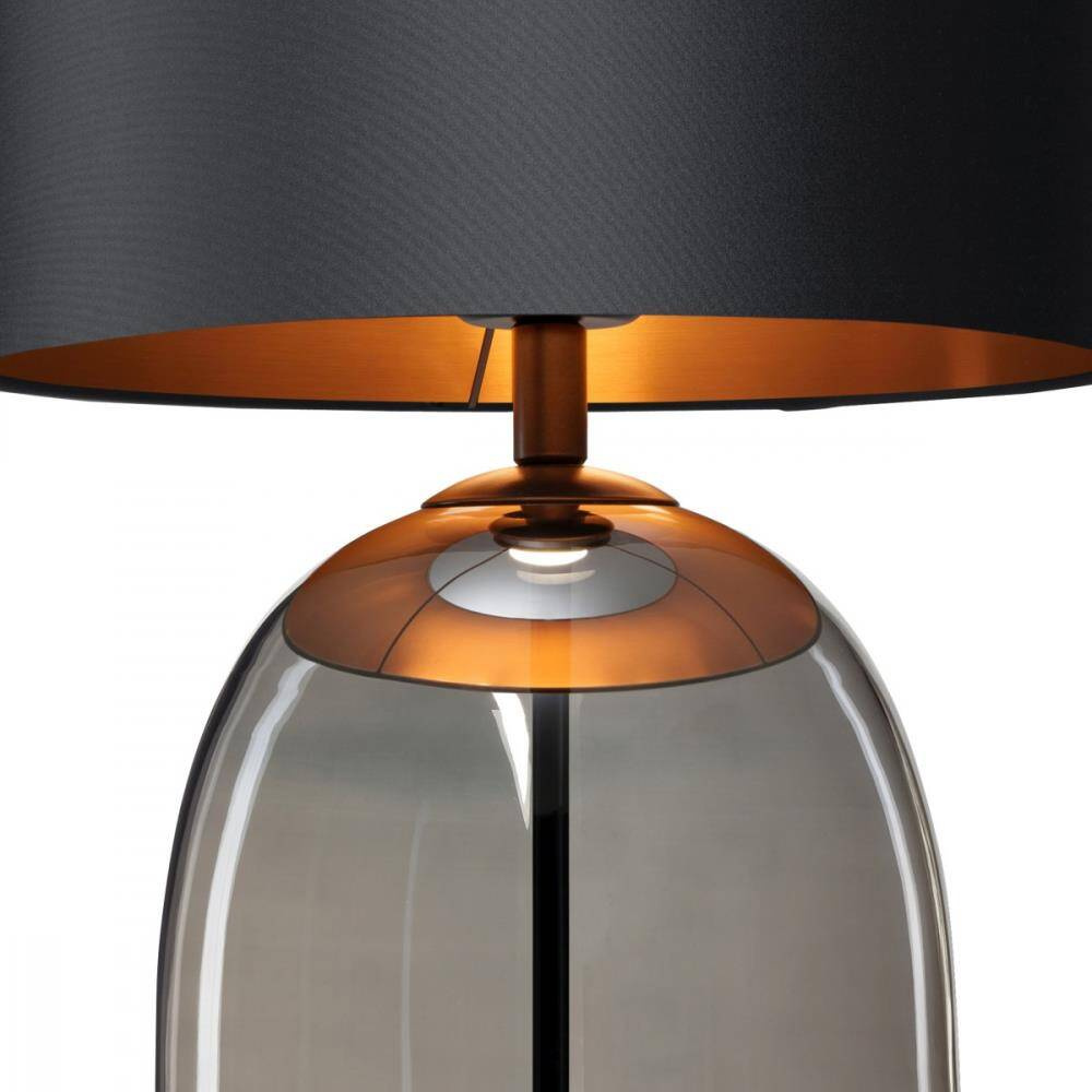 Kaspa :: Salvador Black table lamp, black, height 55 cm