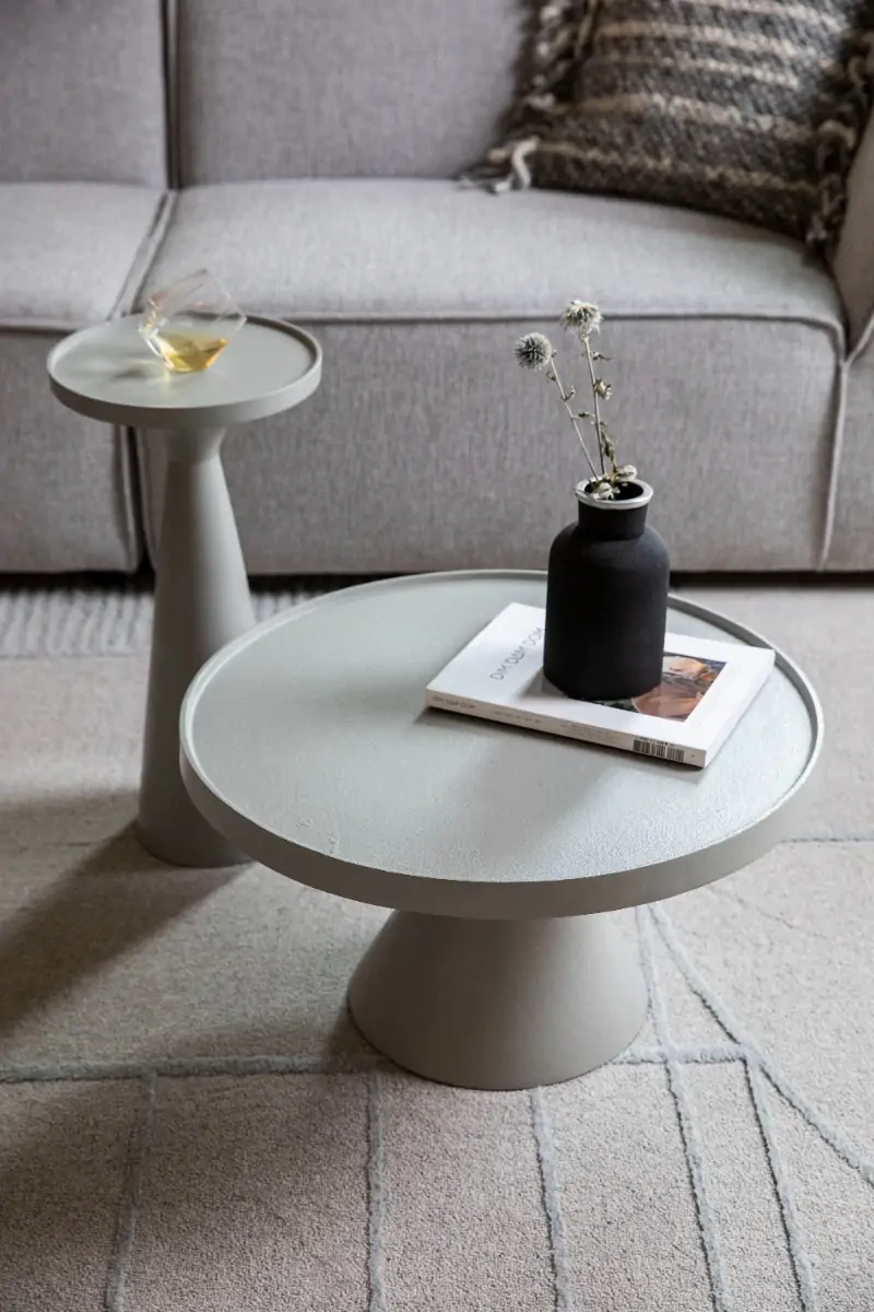 Zuiver :: Aluminum table Floss gray