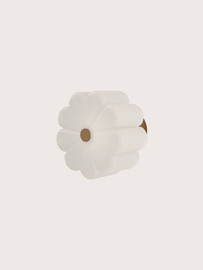 Aromas :: Flow wall lamp/sconce, diameter 20 cm, white and gold