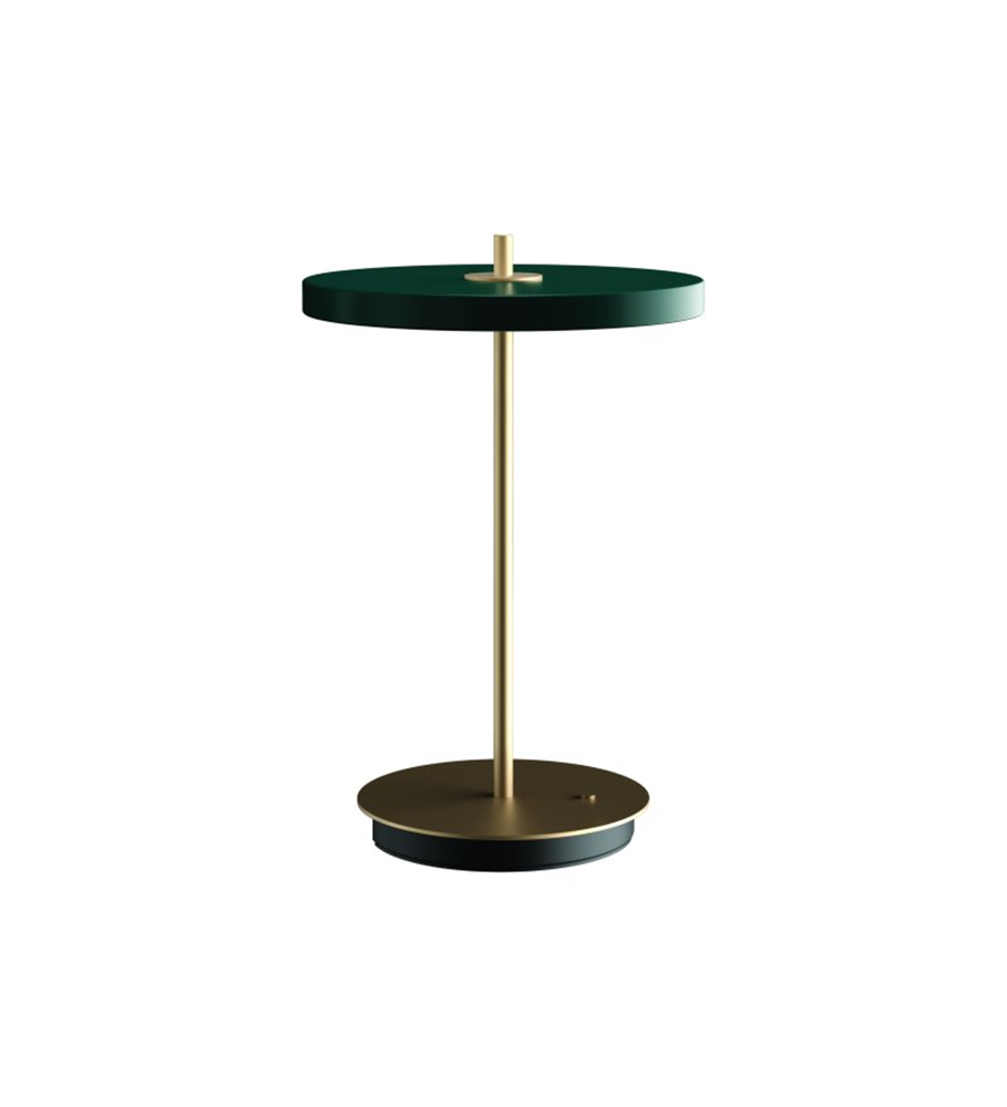 Umage :: Lampa stołowa bezprzewodowa Asteria Move zielona wys. 30.6 cm