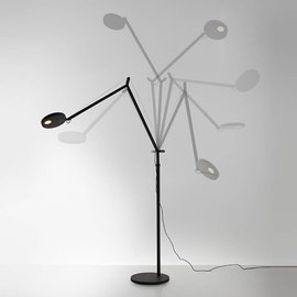 Artemide :: Stehlampe aus Aluminium Demetra Led Höhe 155 cm anthtracat