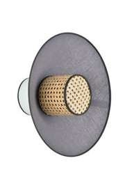 Market Set :: Wandlampe Leinwand Singapour Durchmesser 40 cm grau