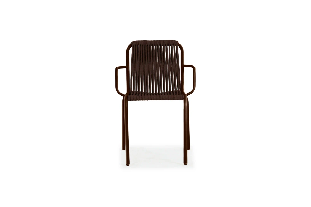 Kunesti :: Coffee or tea garden chair, dark brown, width 56 cm