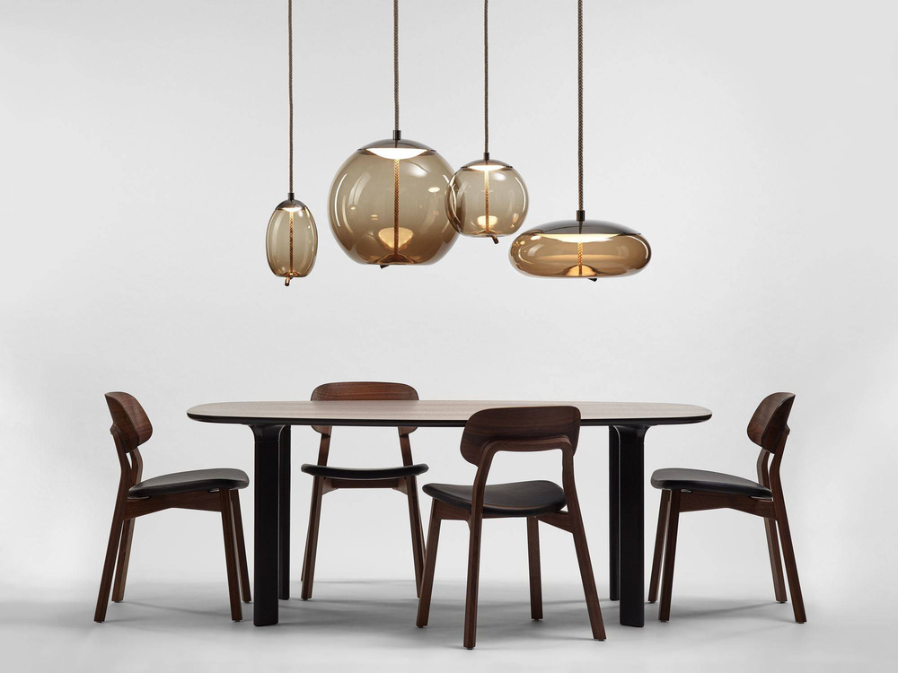 Brokis :: Pendant lamp Knot Uovo Smoke brown