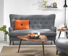 Nordic Line :: Sofa gepolstert Enjoy Breite 167 cm grau