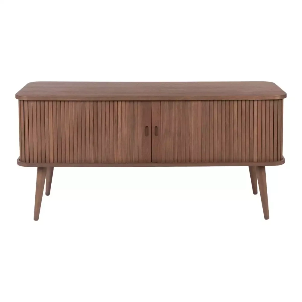 Zuiver :: Komoda drewniana / szafka niska Barbier szer. 120 cm orzechowa