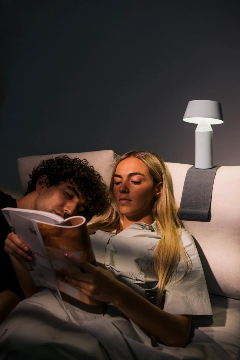 MARSET :: Lampka Bicoca wys. 22,5 cm biała