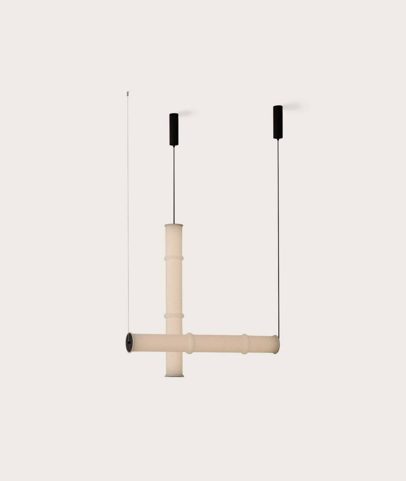 Aromas :: Canna hanging lamp, black and white, width 100 cm