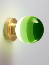 Marset :: Dipping wall lamp/sconce diameter 12.5 cm green