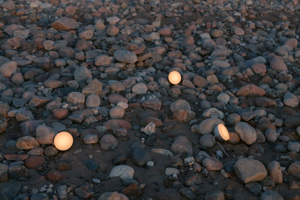 New Works :: Sphere portable lamp gray (also outdoor)