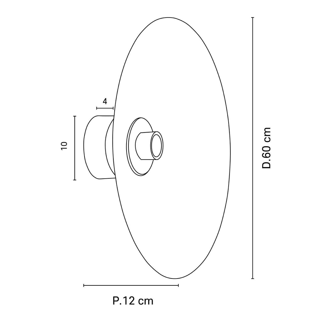 Market Set :: Sconce Gatsby black dia. 60 cm