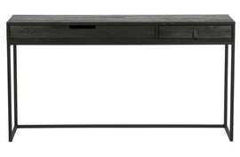 Woood :: Biurko jesionowe Silas czarne szer. 140 cm