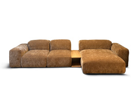 Z ekspozycji - Sits :: Sofa narożna / narożnik tapicerowany Edda brązowa