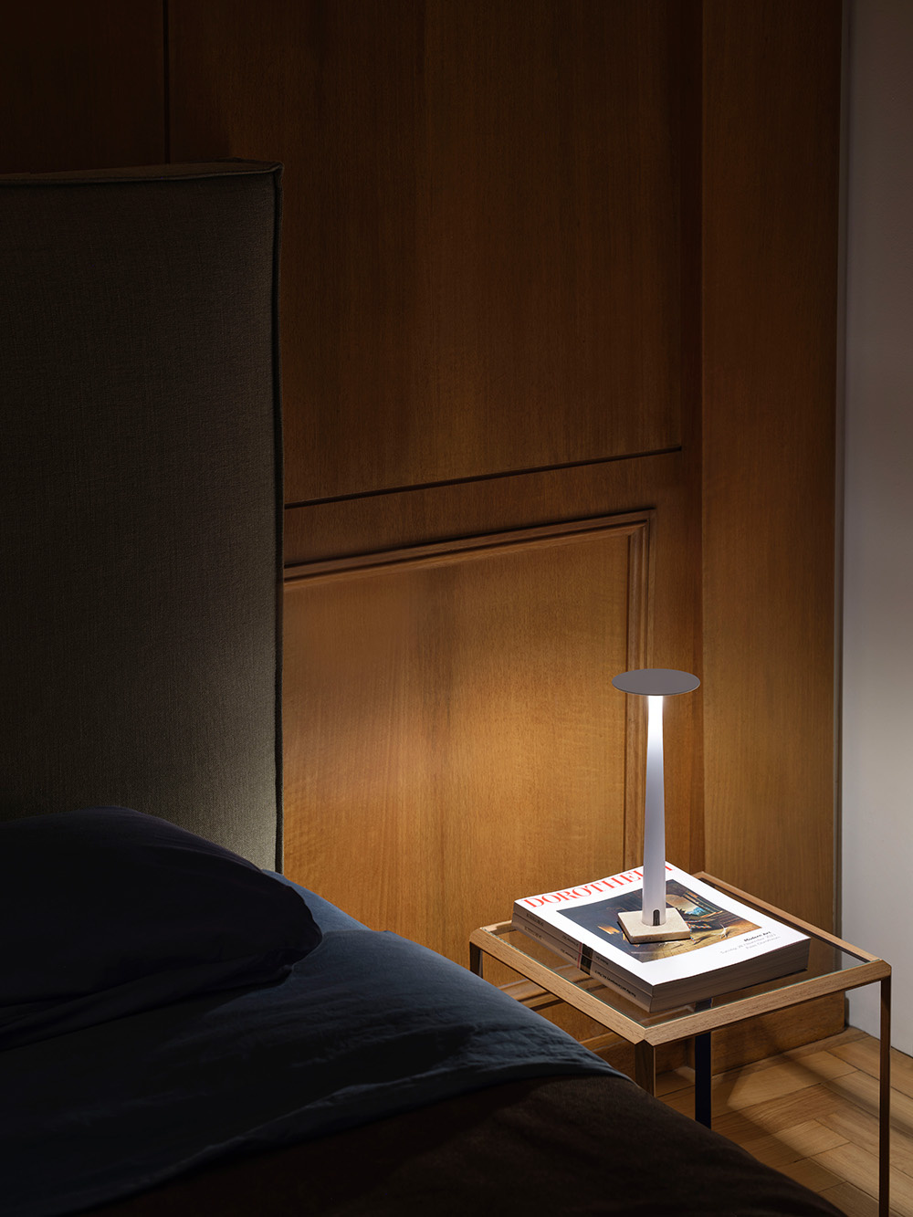 Nemo Lighting :: Portofino table lamp, height 30.5 cm, black / marble base