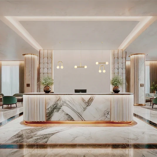 Robin :: Rigoberta Trio hanging lamp, alabaster/gold, width 49.5