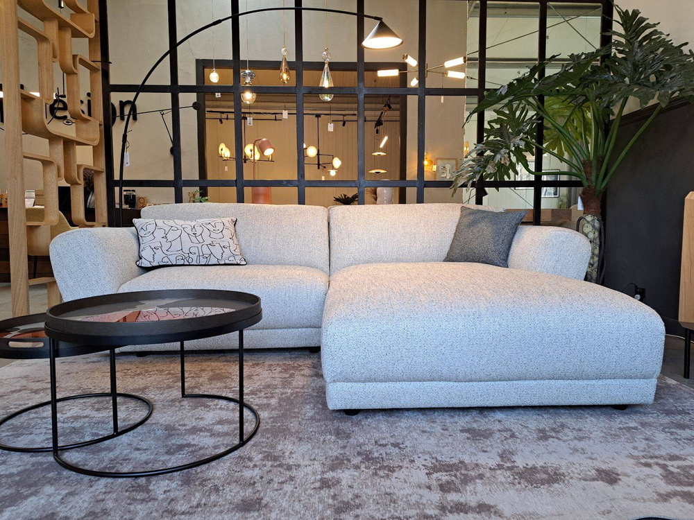 Sits :: Sofa narożna / narożnik tapicerowany Asta prawy szary szer. 268 cm