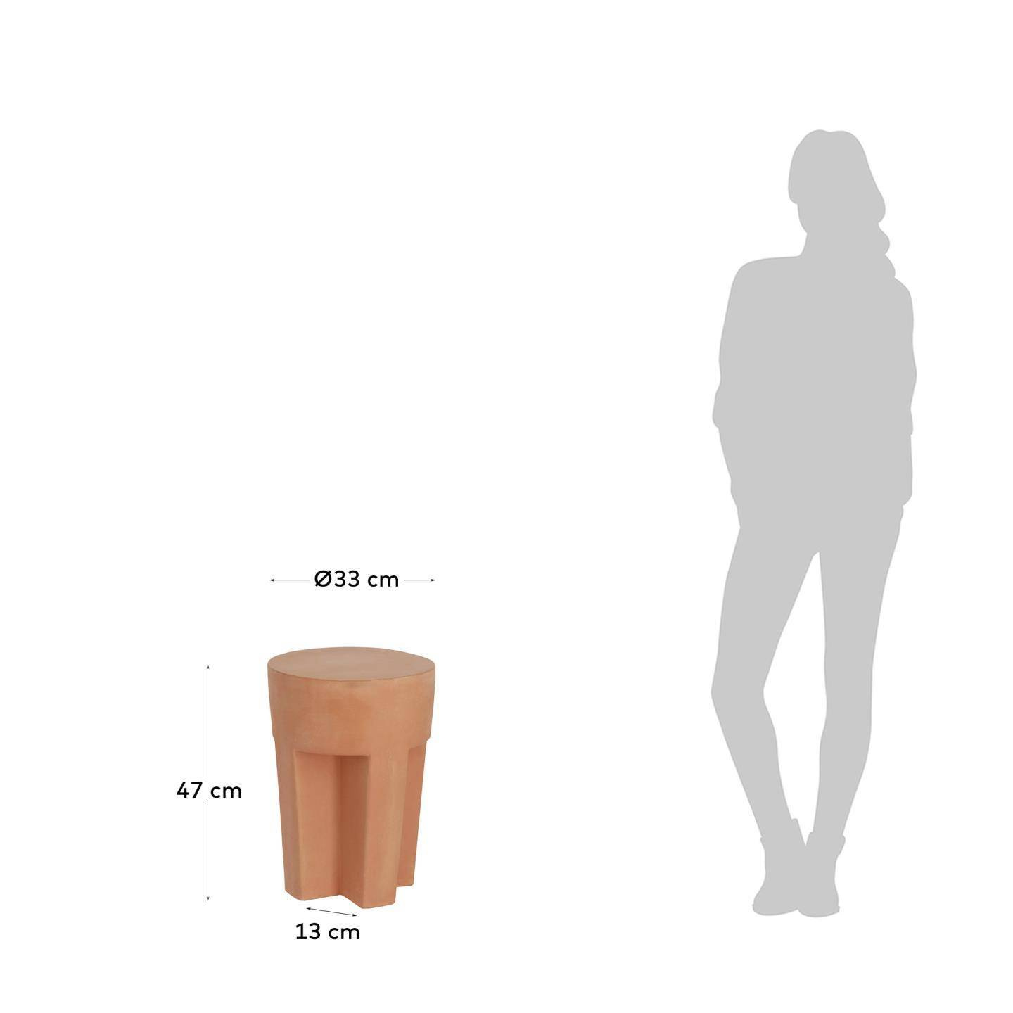 Z ekspozycji - Stolik Velena śr. 33 cm