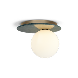 Contardi :: Lampa sufitowa / plafon Emma Pl śr. 23,9 cm zielony marmur
