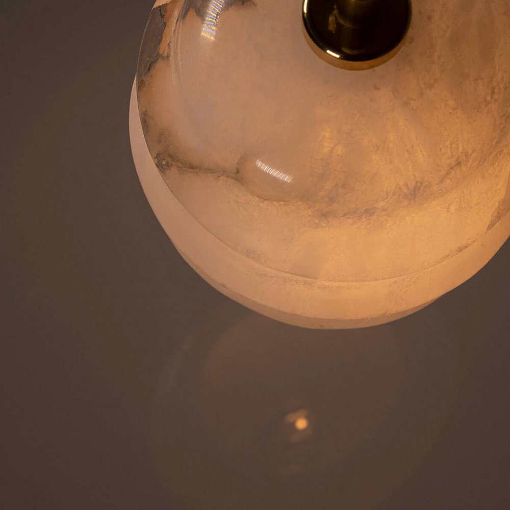 Embassy Interiors :: Kalliope alabaster pendant lamp, diameter 13 cm
