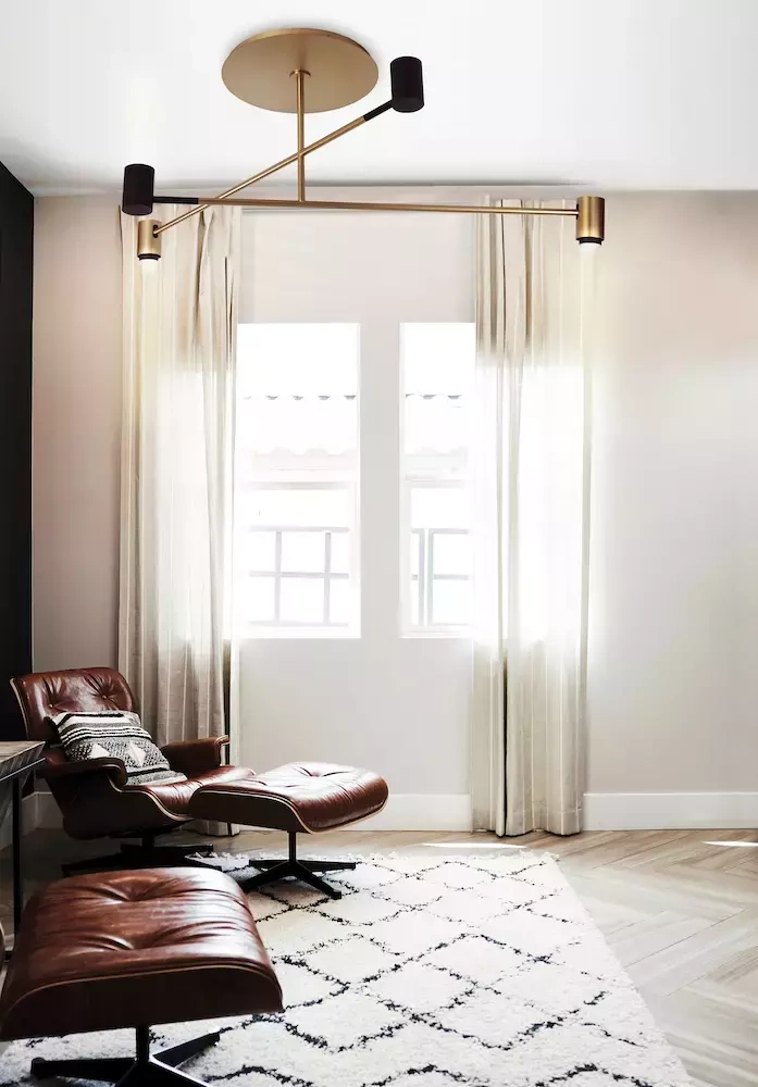 Contardi :: Melanocetus Pl Double ceiling lamp, width 170 cm, gold and black