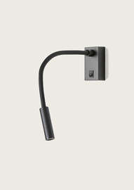 Aromas :: Flexor schwarze Wandleuchte