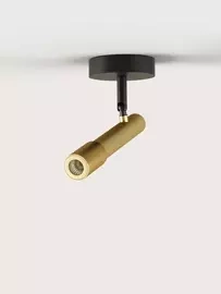 Aromas :: Ceiling lamp / spotlight Ycro height 18 cm gold-black