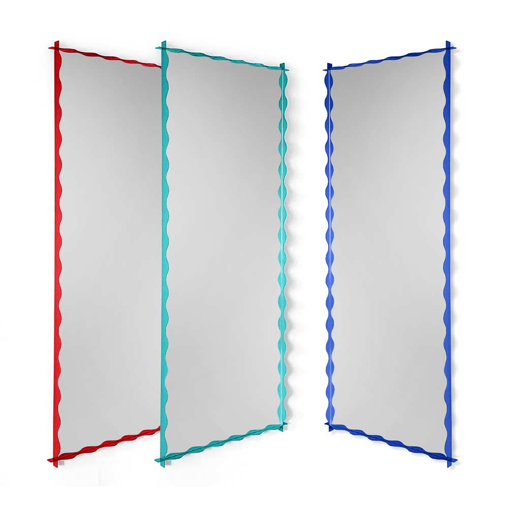 Giera Design :: Lustro Monda Wave - w falowanej ramie kolor RAL do wyboru 56x166 cm