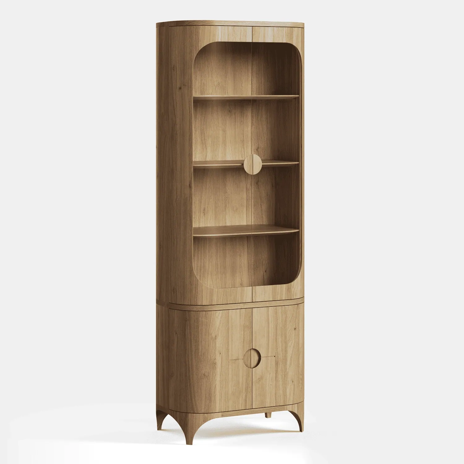 TABLE4U ::  Drewniany regał Elena 64x40x178  - natural oak