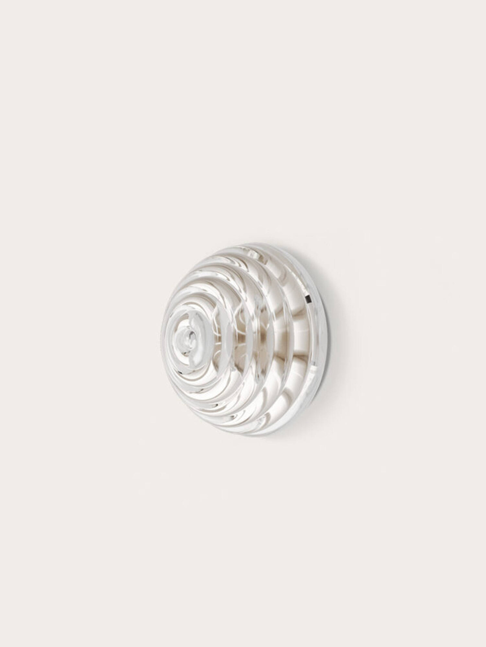 Aromas :: Hado wall lamp / recessed sconce, diameter 10 cm, transparent gold