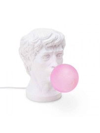 Seletti :: Tischlampe aus Glas Wonder Times Höhe 40,5 cm weiß