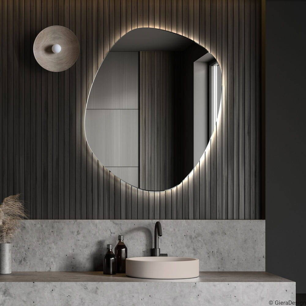 Giera Design :: Roco mirror 110 x 131 cm illuminated