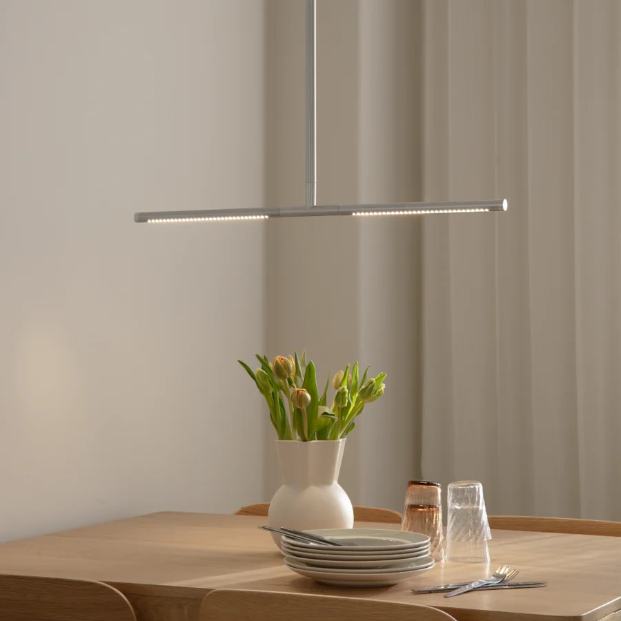 Umage :: Omni Deckenleuchte, Breite 74 cm, silber gebürsteter Stahl