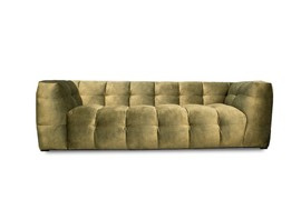 Nordic Line :: Sofa gepolstert Michelle 3 person 236x68x105 cm grün