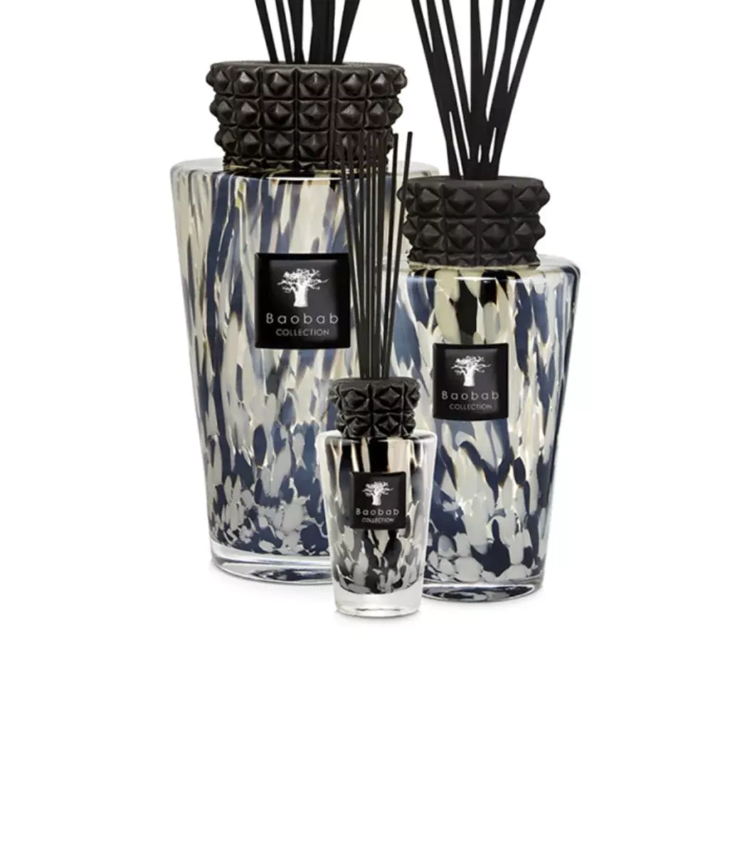 Baobab :: Black Pearl Luxury Mini Black Rose/Ginger Fragrance Totem