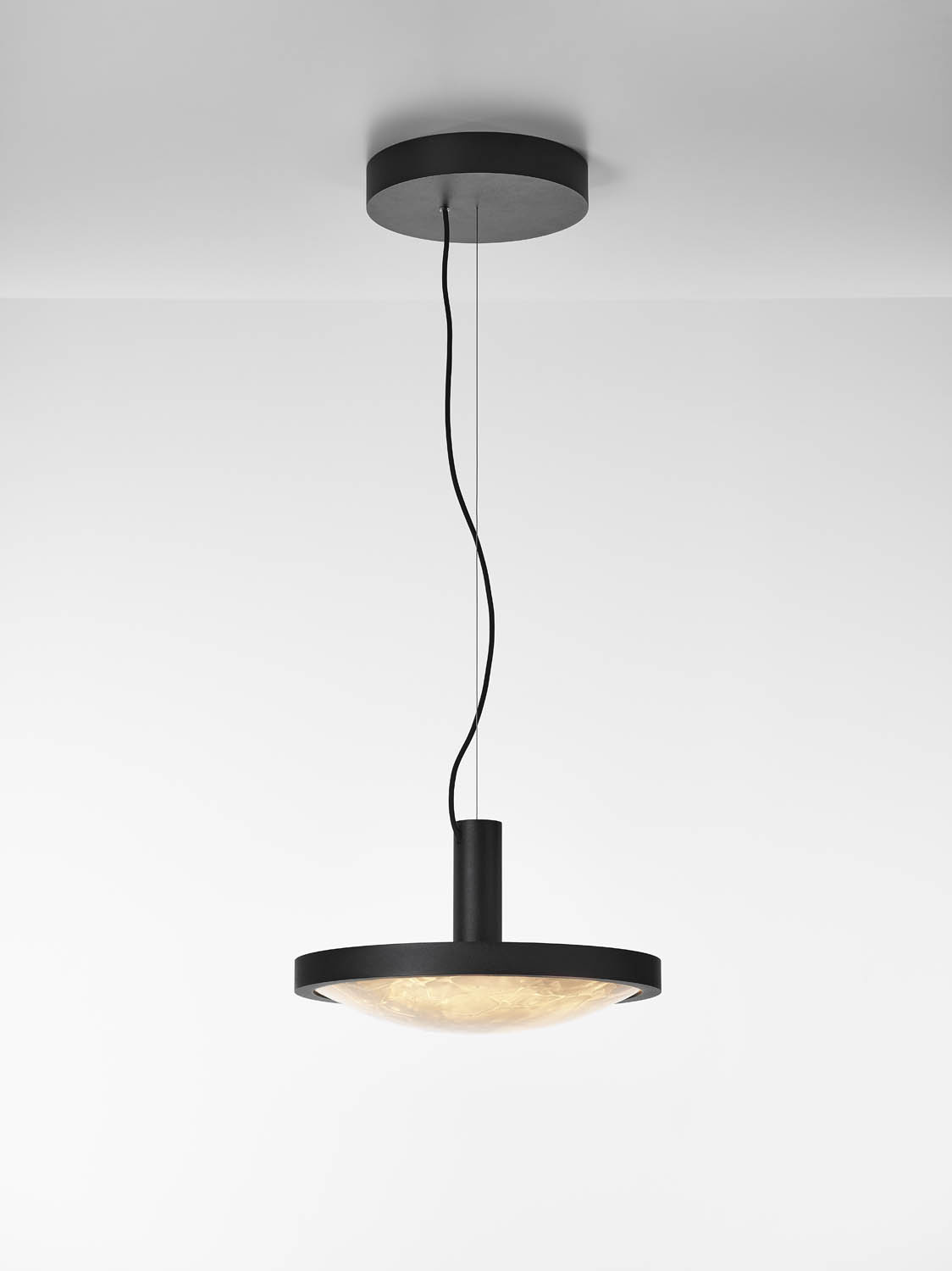 Brokis :: Convex Hanging Lamp, diameter 30 cm, transparent