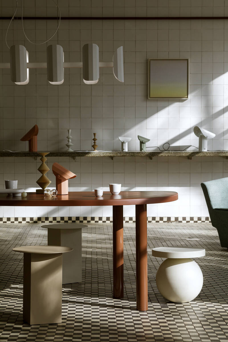 Kaspa :: Apolin Tischleuchte, Höhe 18 cm, rosa