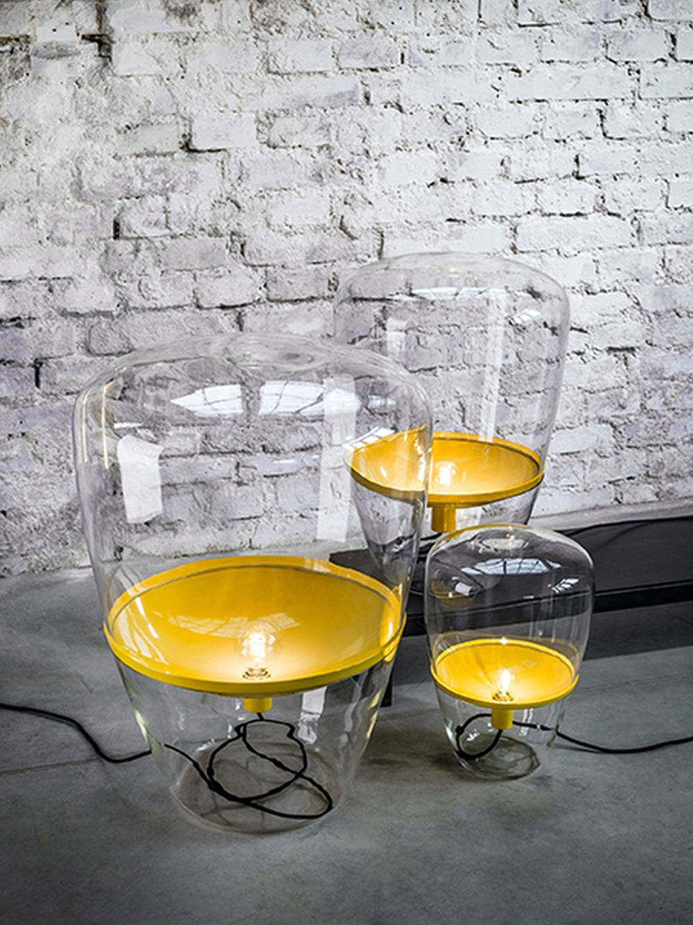 Brokis :: Tischlampe aus Glas Balloons transparent