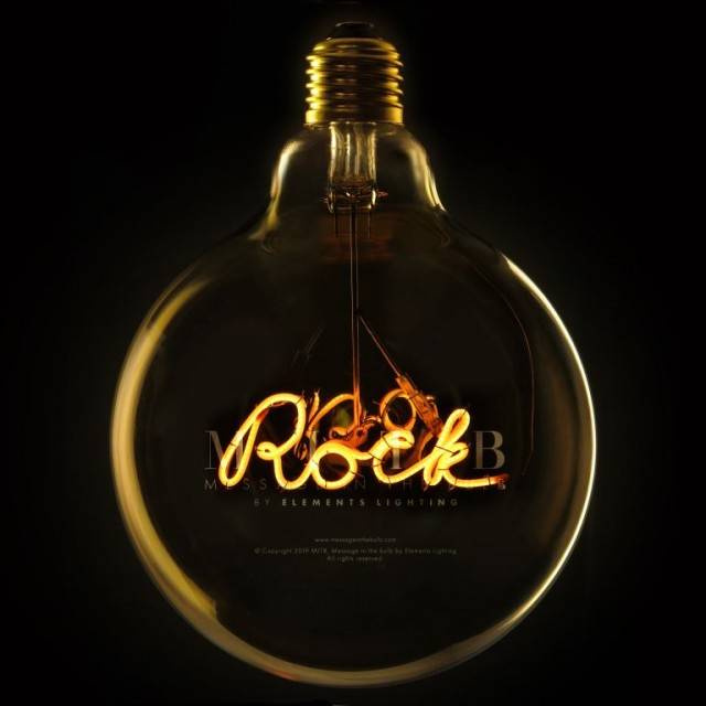 MITB :: Rock 2200K Yellow Decorative Hanging Bulb