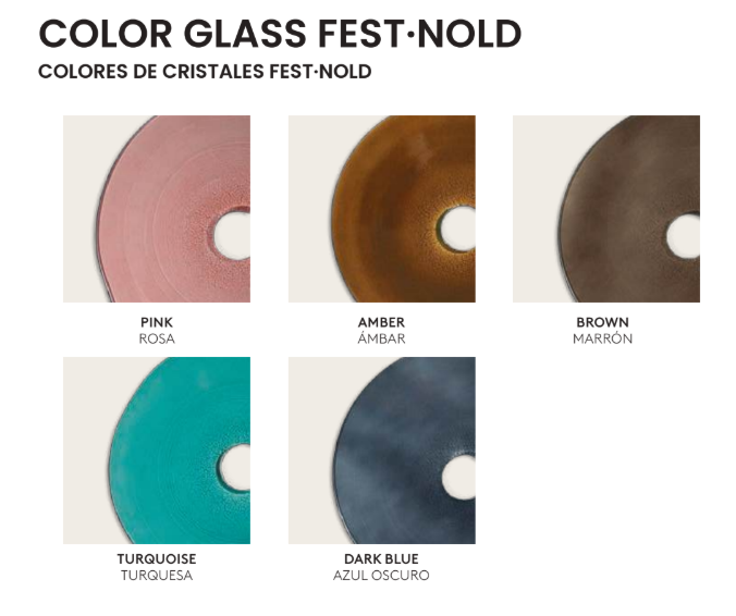 Aromas :: Lampa ścienna / kinkiet Nold śr. 30 cm różowy / złoty metal