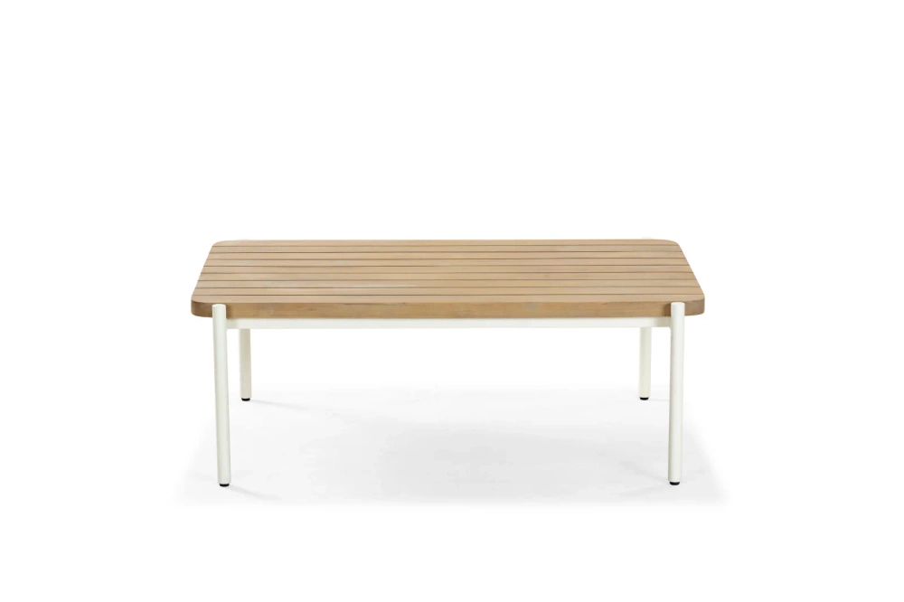 Kunesti :: Reach the stars garden table, wooden top, 100 cm wide