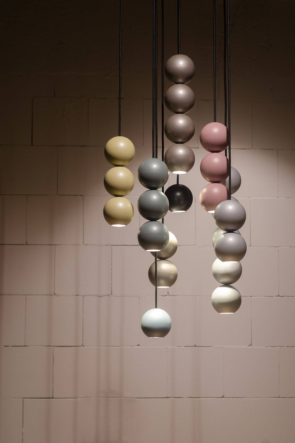 LOFTLIGHT :: Hanging lamp Bola Bola grey H: 27 cm